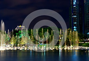 KLCC fountain, Kuala Lumpur photo