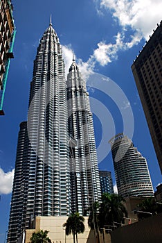 Klcc Twin Towers In Malaysia.