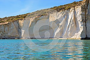 Kleftiko beach Melos, Greece