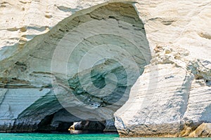 Kleftiko blue cave Melos, Greece