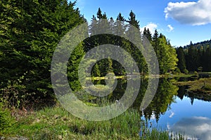 Kleiner Arbersee is a lake in Bayerischer Wald, Bavaria, Germany