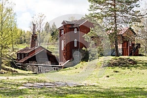 Klenshyttan iron making founded in the early 17th century