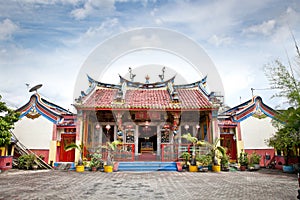 Klenteng Poncowinatan chinese temple in Yogyakarta , Java.