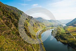 Klettersteig Calmont bei Bremm an der Mosel photo