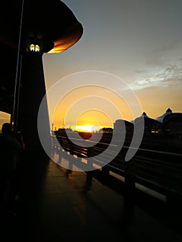 KLIA sepang, sunset view