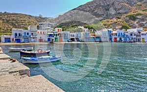 Klima fishing village, Milos photo