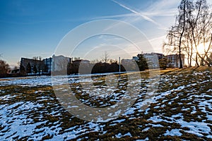 Klimkovice health spa near Ostrava city in Czech republic