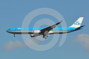 KLM Airbus A330 Landing