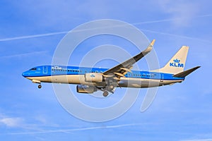 KLM 737 in new livery