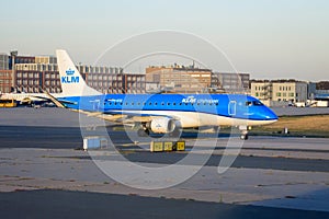 KLM Embraer 175 at Frankfurt