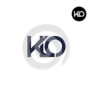 KLO Logo Letter Monogram Design
