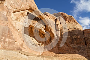 Klondike Bluffs Arch and a Half