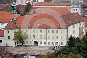 Klovicevi dvori palace housing modern art gallery in Zagreb