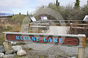 Kluane Lake Alaska Highway Rest Stop