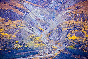 Kluane National Park and Reserve, Valley and Montainside Views