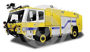 KME 10502 pumper truck vector