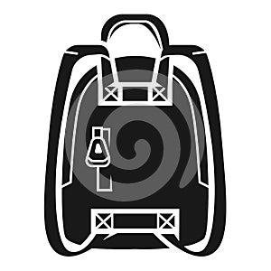 Knapsack icon, simple style