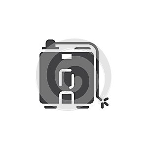 Knapsack sprayer vector icon