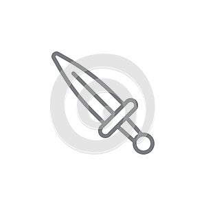 knave icon. Element of myphology icon. Thin line icon for website design and development, app development. Premium icon