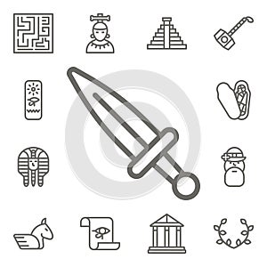 Knave icon. Mythology icons universal set for web and mobile