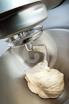 Kneading dough photo