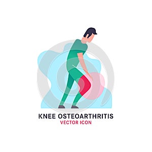 Knee osteoarthritis icon
