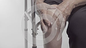 Knee pain, functional impairment in elderly
