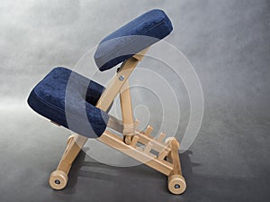 Kneeling chair for healthy sitting. Knee chair support your back.