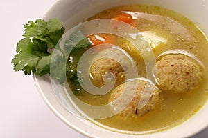 Kneidel soup