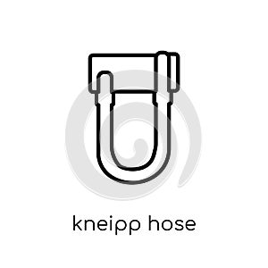 Kneipp hose icon. Trendy modern flat linear vector Kneipp hose i