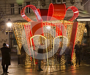 Knez Mihailova New year decoration