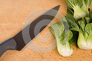 Knife bokchoy
