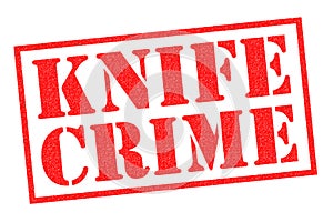 KNIFE CRIME Rubber Stamp
