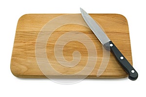 Knife on Cutting Board