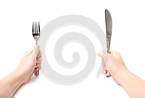 Knife and fork