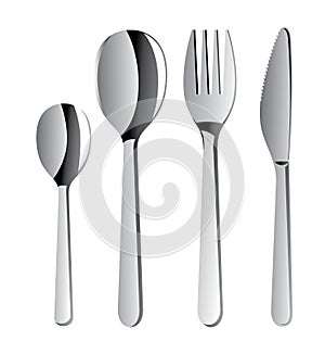 Knife, fork spoon