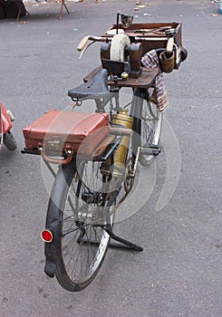 Knife grinder's bicycle