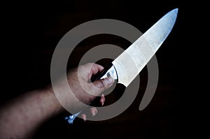 Knife in hand
