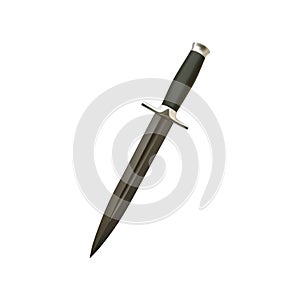 Knife isolated on a white background. Vector illustration.