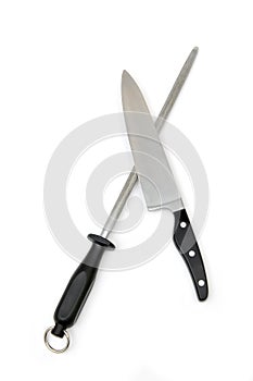 Knife and sharpener