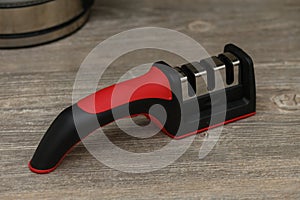 Knife Sharpener on the Kitchen Table