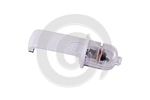 Knife sharpener over white background