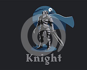 Knight armor sword