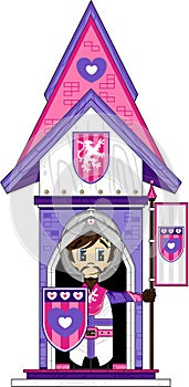 Knight at Castle Guardpost