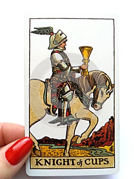 The Knight of Cups â€“ The Lover & Peacemaker Tarot Cards Divination Occult Magic