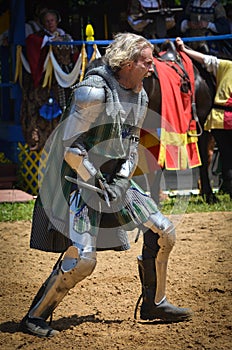 Knight Dueling at Renaissance Festival