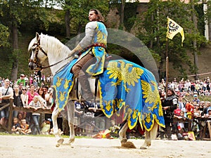 Medieval Knight Horse Riding, Prague Castle