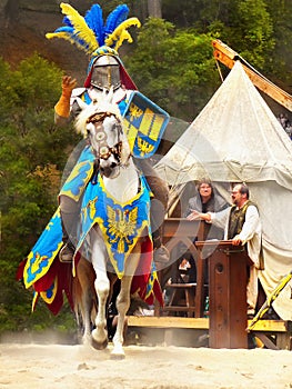 Medieval Knight Horse Riding, Prague Castle