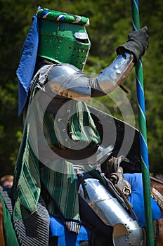 Knight Jousting at Renaissance Festival