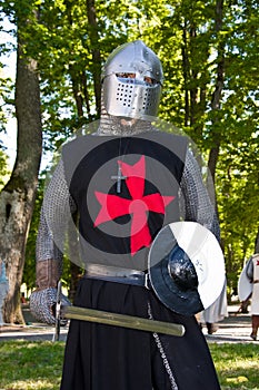 Knight from red cross order
